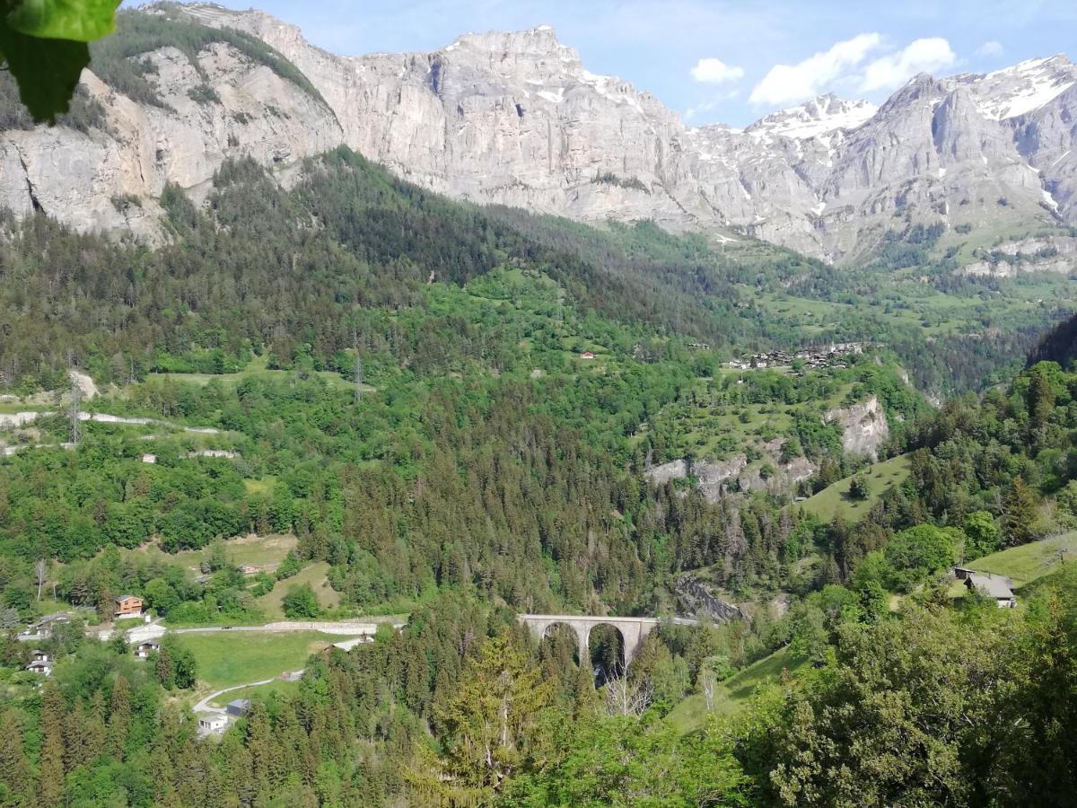 B&B Chalet Rustica Inden, Leukerbad Luaran gambar