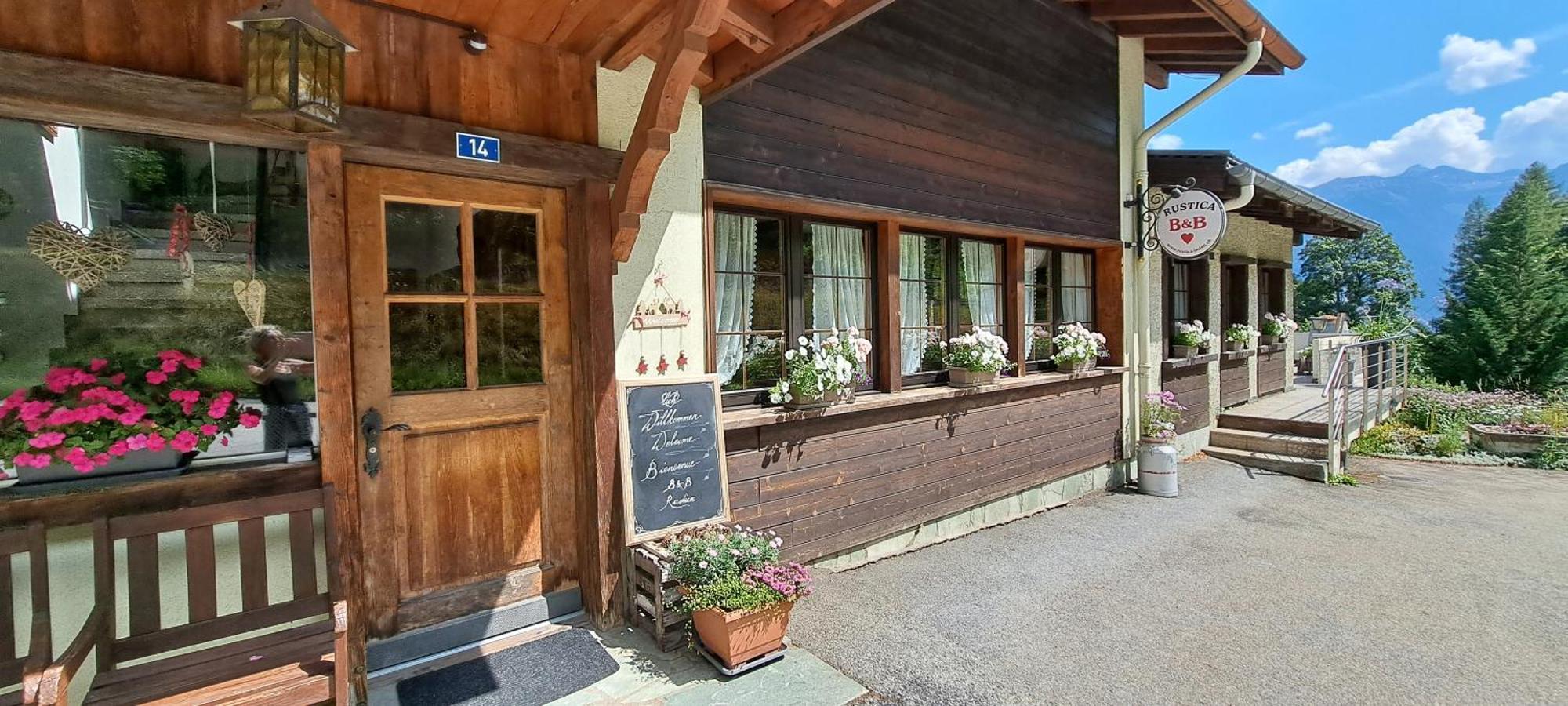 B&B Chalet Rustica Inden, Leukerbad Luaran gambar