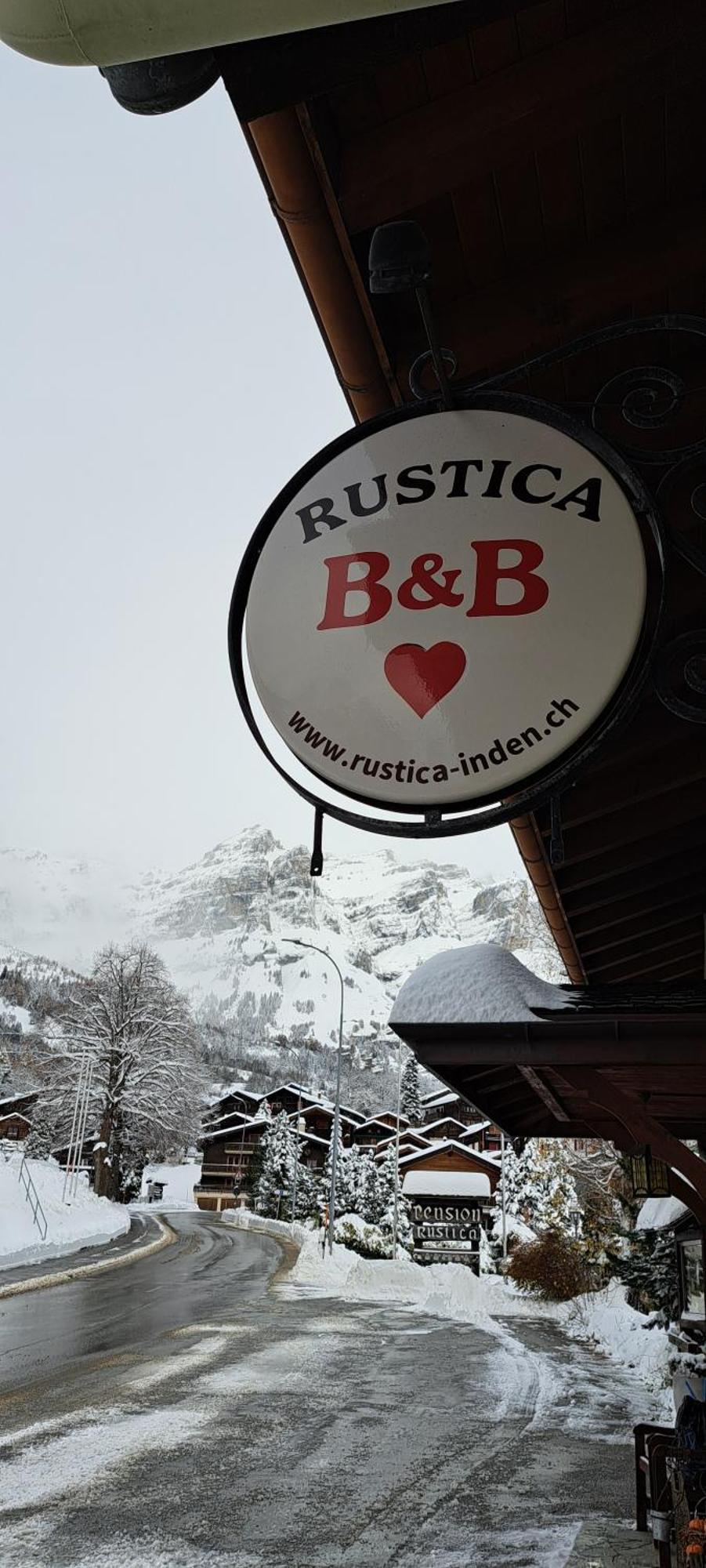B&B Chalet Rustica Inden, Leukerbad Luaran gambar