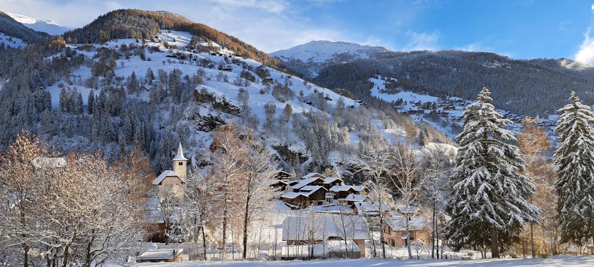 B&B Chalet Rustica Inden, Leukerbad Luaran gambar